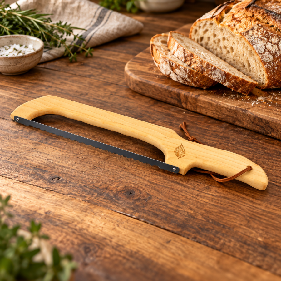 Artisan Maple Bread Knife